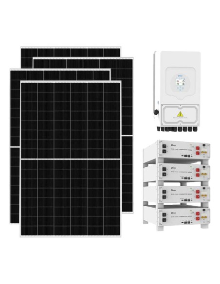 Single-phase photovoltaic kit 6825W 6kW inverter 20.48kWh lithium battery SE-G5.1 Pro-B Deye