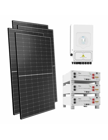 Single-phase photovoltaic kit 6750W 6kW inverter 15.36kWh lithium battery SE-G5.1 Pro-B Deye