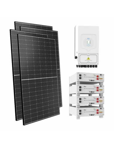 Single-phase photovoltaic kit 6750W 6kW inverter 20.48kWh lithium battery SE-G5.1 Pro-B Deye