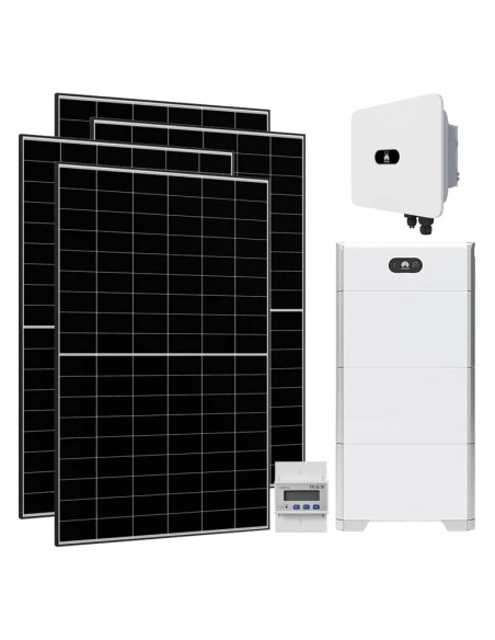 Trifase: vendita all'ingrosso Kit fotovoltaico trifase 25650W inverter 25kW MB0 Huawei batteria al litio 15kWh LUNA2000