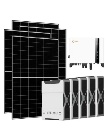Trifase: vendita all'ingrosso Kit fotovoltaico trifase 5700W inverter 5kW Solis litio 26.1kWh Weco EVO 5k3