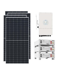 Kit fotovoltaico monofase 6435W inverter 6kW batteria al litio 15.36kWh SE-G5.1 Pro-B Deye
