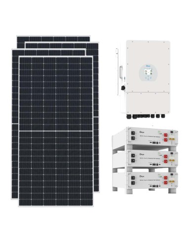 Single-phase photovoltaic kit 6435W 6kW inverter 15.36kWh lithium battery SE-G5.1 Pro-B Deye