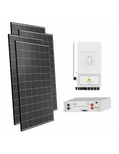 Kit fotovoltaico monofase 6060W inverter 6kW batteria al litio 5.12kWh SE-G5.1 Pro-B Deye