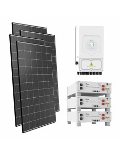Kit fotovoltaico monofase 6060W inverter 6kW batteria al litio 15.36kWh SE-G5.1 Pro-B Deye