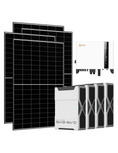 Trifase: vendita all'ingrosso Kit fotovoltaico trifase 10450W inverter 10kW Solis litio 20.88kWh Weco EVO 5k3