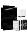 Three-phase photovoltaic kit 15200W 15kW Solis inverter 20.88kWh Weco EVO 5k3 lithium battery