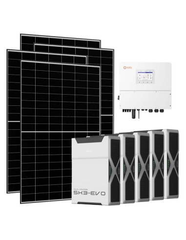 Trifase: vendita all'ingrosso Kit fotovoltaico trifase 20900W inverter 20kW Solis litio 26.1kWh Weco EVO 5k3