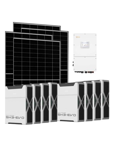 Trifase: vendita all'ingrosso Kit fotovoltaico trifase 50350W inverter 50kW Solis litio 46.98kWh Weco EVO 5k3