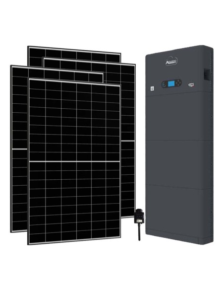 Single-phase photovoltaic kit 4750W 4.6kW inverter Zucchetti All in one HV ZBT 5K 5.12kWh lithium battery