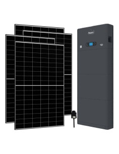 Monofase: vendita all'ingrosso Kit fotovoltaico monofase 4750W inverter 4.6kW All in one batteria al litio 15.36kWh HV ZBT 5K...