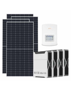 Monofase: vendita all'ingrosso Kit fotovoltaico monofase 5265W inverter 5kW Solis litio 20.88kWh Weco EVO 5k3