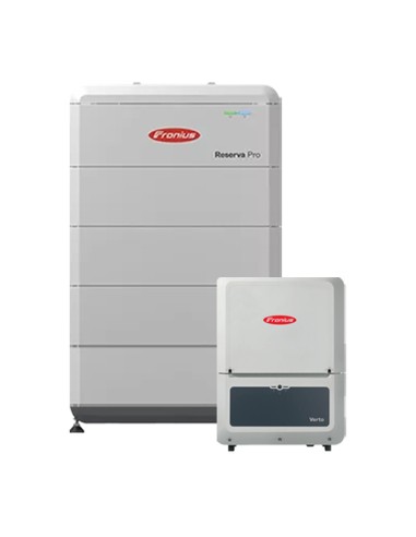 Three-phase storage system 20kW Verto Plus inverter 16kWh Fronius Reserva Pro lithium battery