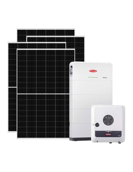 Monofase: vendita all'ingrosso Kit fotovoltaico monofase 6370W inverter 6kW Primo GEN24 batteria litio 6.3kWh Fronius Reserva