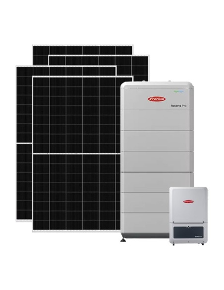 Three-phase photovoltaic kit 20020W 20kW Verto Plus inverter 24kWh Fronius Reserva Pro lithium battery
