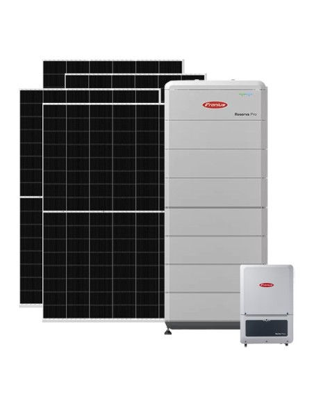 Trifase: vendita all'ingrosso Kit fotovoltaico trifase 20020W inverter 20kW Verto Plus batteria litio 28kWh Fronius Reserva Pro