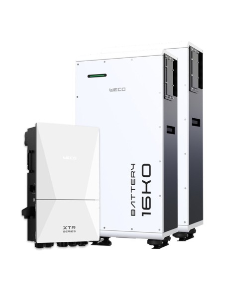 Weco: vendita all'ingrosso Sistema di accumulo trifase inverter Weco XTR-3 20kW batteria litio 32kWh Weco 16k0