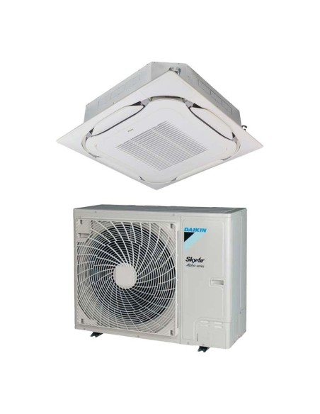 Daikin: vendita all'ingrosso Condizionatore monofase cassetta a 4 vie Daikin Round Flow monosplit 48000 BTU inverter