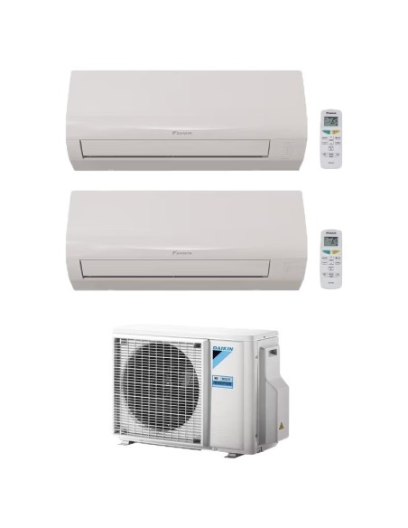 Daikin: vendita all'ingrosso Condizionatore dualsplit Daikin Sensira Wi-Fi 9000 + 9000 BTU unità esterna 4kW inverter R32 A++/A+