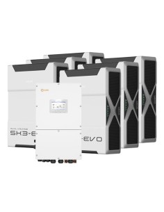Three-phase storage system 40kW Solis inverter 36.54kWh Weco EVO 5k3 lithium battery