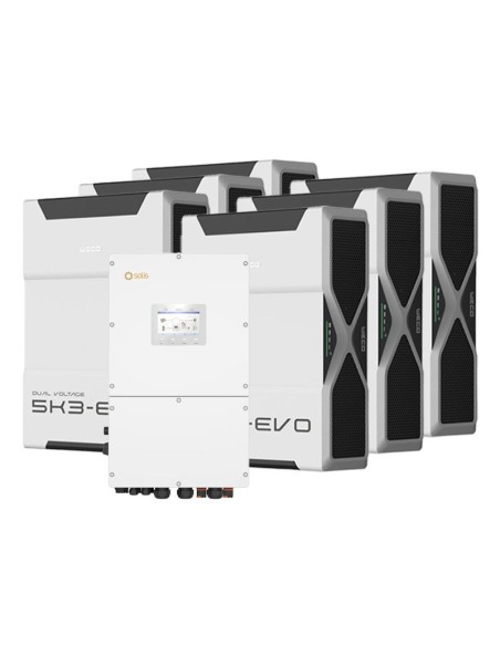 Solis con Weco: vendita all'ingrosso Sistema di accumulo trifase inverter 40kW Solis batteria al litio 36.54kWh Weco EVO 5k3