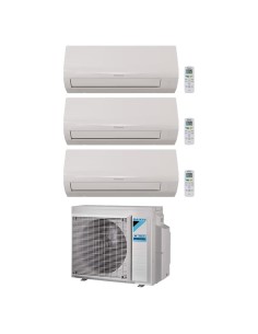 Daikin: vendita all'ingrosso Condizionatore trialsplit Daikin Sensira Wi-Fi 7000 + 7000 + 9000 BTU unità esterna 6.8kW invert...