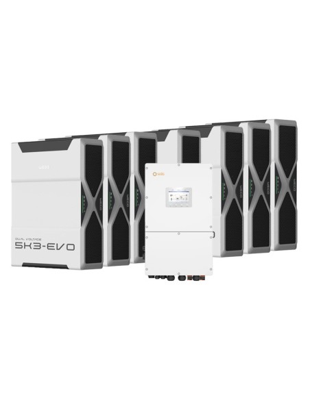 Solis con Weco: vendita all'ingrosso Sistema di accumulo trifase inverter 30kW Solis batteria al litio 36.54kWh Weco EVO 5k3