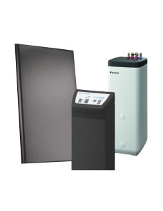 Solaris drain-back kit with energy accumulator 500L 4xV26 black roof Daikin
