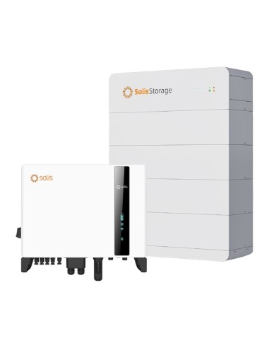Three-phase storage system 8kW inverter Solis FlexHome 20kWh HV lithium battery