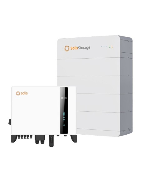 Three-phase storage system 8kW inverter Solis FlexHome 20kWh HV lithium battery
