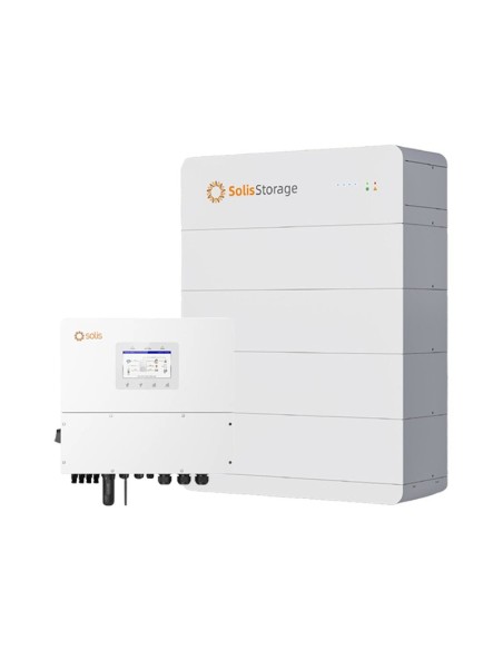 Three-phase storage system 12kW inverter Solis FlexHome 20kWh HV lithium battery