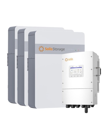Three-phase storage system 10kW inverter 15kWh Solis IntelliHome-5 LV lithium battery