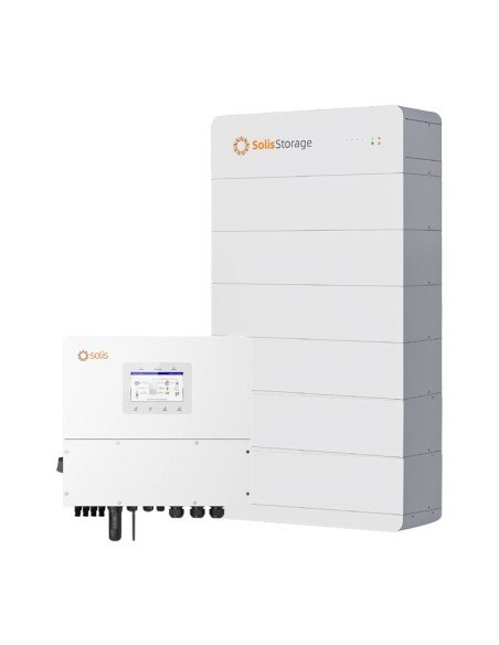 Three-phase storage system 20kW inverter Solis FlexHome 30kWh HV lithium battery