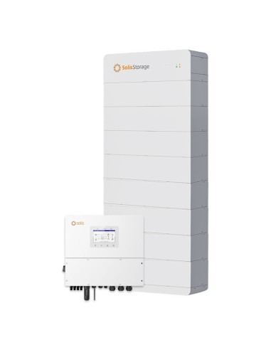 Three-phase storage system 20kW inverter Solis FlexHome 40kWh HV lithium battery