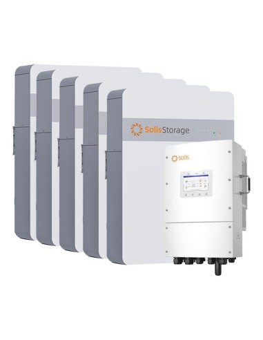 Three-phase storage system 15kW inverter Solis IntelliHome-5 25kWh LV lithium battery