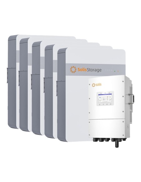 Three-phase storage system 15kW inverter Solis IntelliHome-5 25kWh LV lithium battery