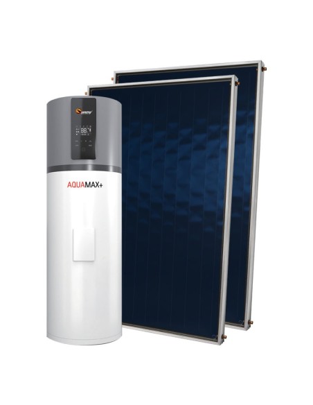 Sunerg: vendita all'ingrosso Kit solare termico con bollitore in pompa di calore ACS 300L 2xBLUHX+ Sunerg