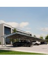 Carport Design pensilina fotovoltaica per parcheggi auto Contact