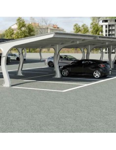 Carport Design pensilina fotovoltaica per parcheggi auto Contact 2