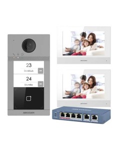 Kit citofonico IP Bi-Familiare Hikvision