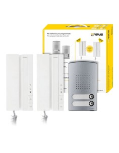 Voxie 2-Wire Plus Two-Family Intercom Kit Vimar