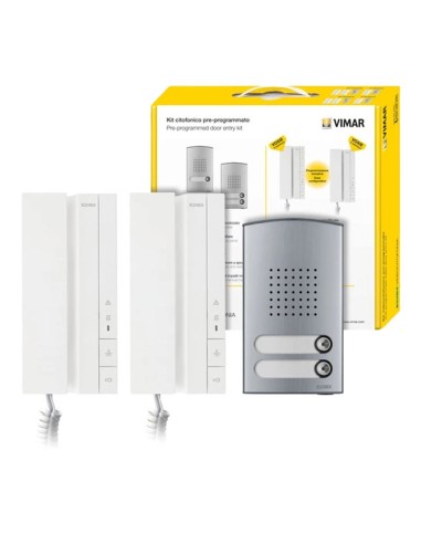 Voxie 2-Wire Plus Two-Family Intercom Kit Vimar