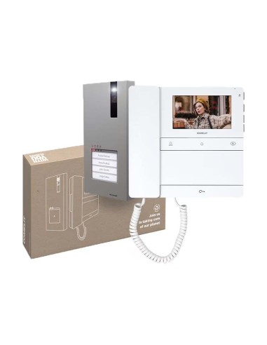 Kit Quadra e People con cornetta monofamiliare Simplebus 2 Comelit