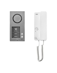 Two-family audio kit with Mikra 2 entrance panel Urmet