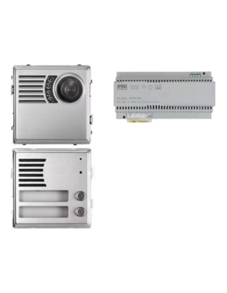 Videocitofonia: vendita all'ingrosso Kit base impianto videocitofono per installazione bifamiliare Urmet