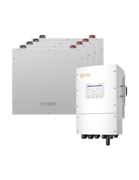Sistema di accumulo trifase inverter 10kW Solis LV batteria al litio 20.48kWh Dyness DL5.0C