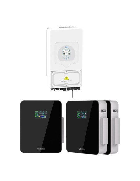 Single-phase storage system 6kW Deye inverter Xcellent 15.36kWh lithium battery