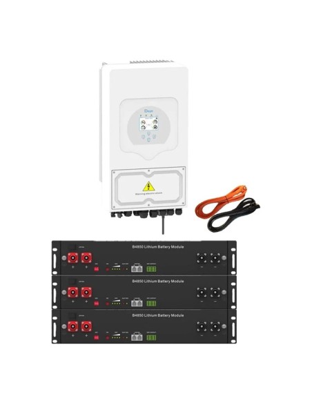 Deye: vendita all'ingrosso Sistema di accumulo monofase inverter 6kW SG03LP1 DEYE batteria al litio Dyness B4850 7.2kWh