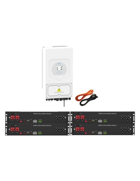 Deye: vendita all'ingrosso Sistema di accumulo monofase inverter 6kW SG03LP1 DEYE batteria al litio Dyness B4850 9.6kWh