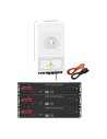 Deye: vendita all'ingrosso Sistema di accumulo monofase inverter 3.6kW SG03LP1 DEYE batteria al litio Dyness B4850 7.2kWh